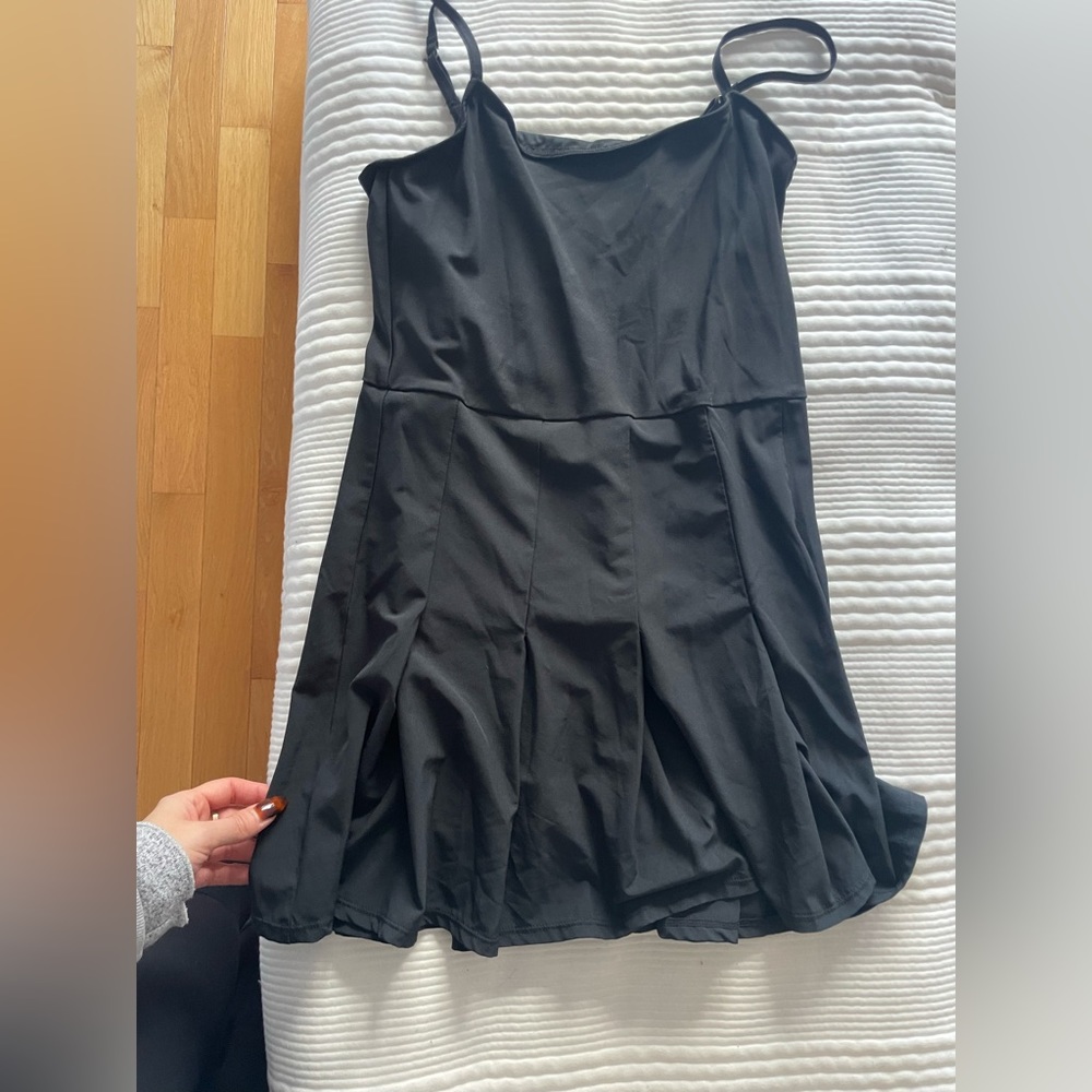 Abercrombie Active Pleated Black Workout Dress